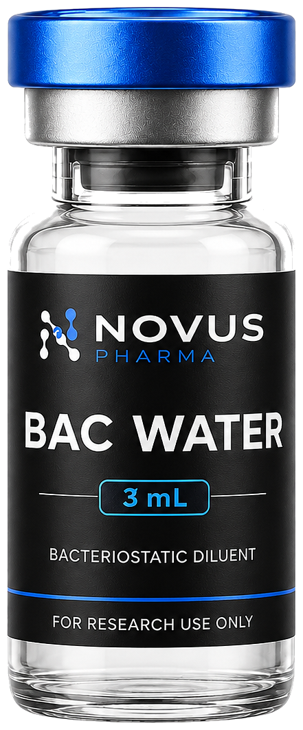 BAC Water 3mL Novus Labs vial